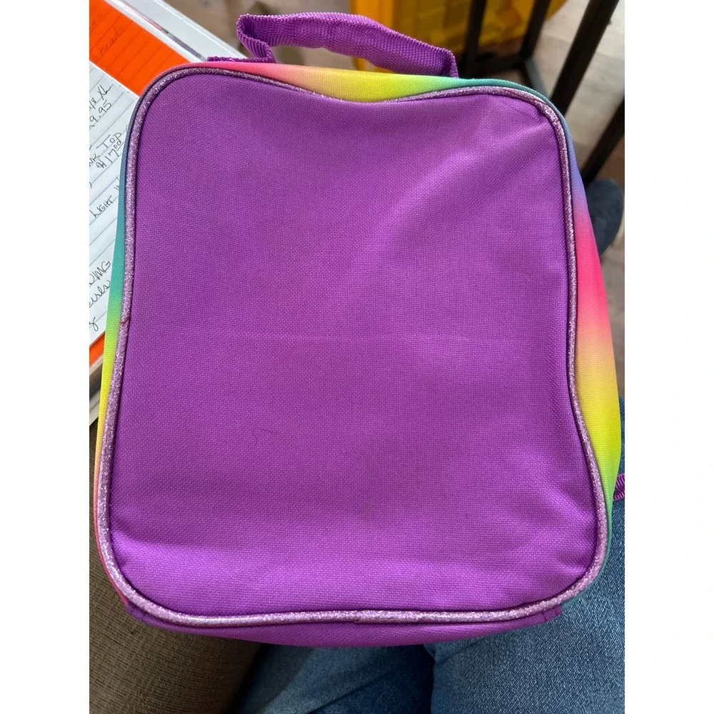 LOL‎ Surprise OMG Girls Insulated Lunch Box Pink Purple Rainbow Travel Bag